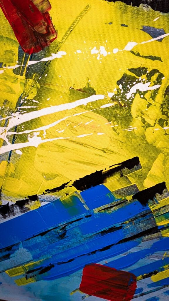 images de la collection de Tableaux abstraits multicolores contemporains du site de Julien Guénard - Peinture abstraite.